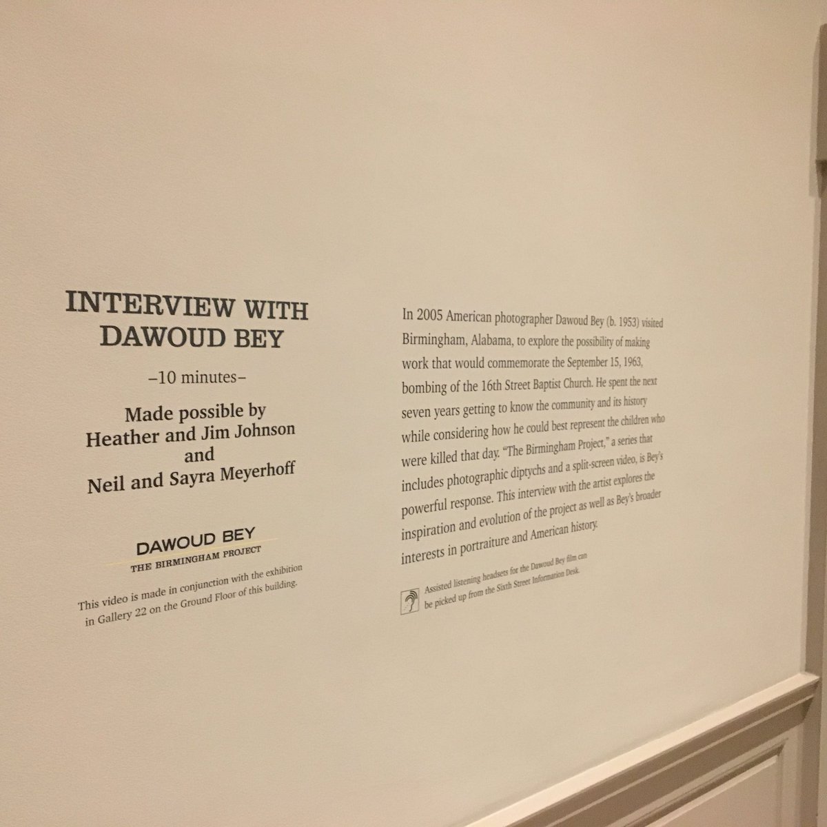 AfricanaCarr's tweet photo. Today is #MuseumDay : In DMV? Stop by @NationalGallery to see @dawoudbey βs remarkable #BirminghamProject . Be forewarned. Pictured here are the six Young Africans murdered by Birmingham cowards in September 1963 that inspired Beyβs work. I for one will never forget or forgive. https://t.co/4RIWrbKZ4D