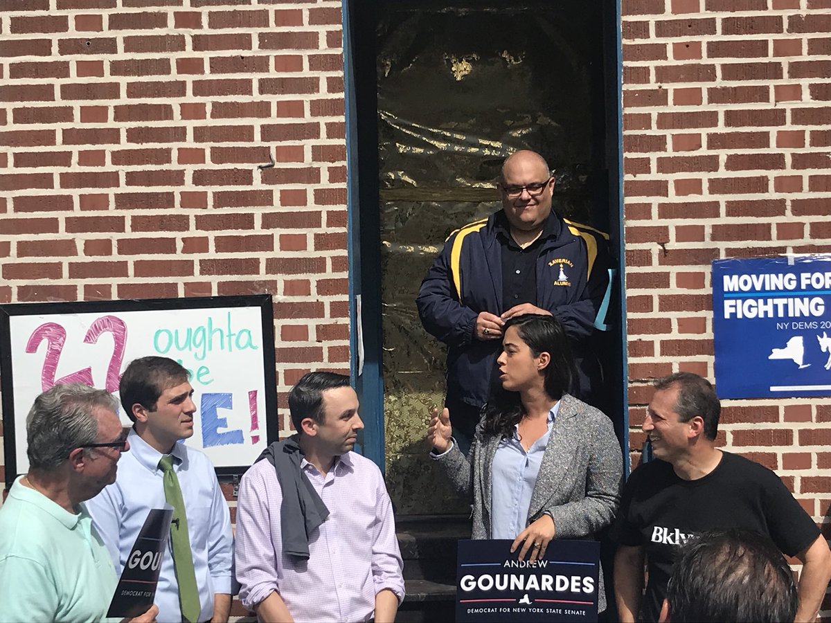 agounardes's tweet photo. Progressives are lining up behind our campaign! I’m proud to have the support of the Progressive Caucus. @bradlander @CarlinaRivera @KeithPowersNYC @JustinBrannan https://t.co/e71zVeNd2Q
