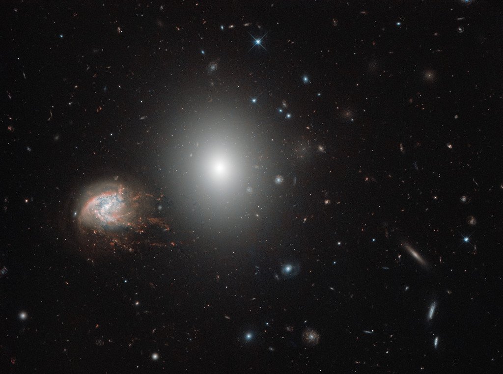 gsm772's tweet photo. Hubble’s Galaxies With Knots, Bursts via NASA https://t.co/cYOhxyFYrR https://t.co/EIxvLgr4A0