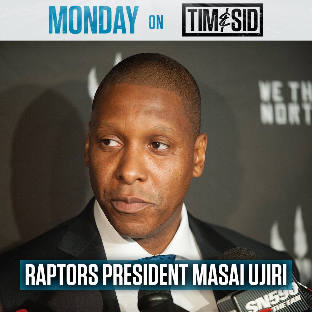 timandfriends's tweet image. Hear from Masai Ujiri this Monday on Tim and Sid when we air @tim_micallef’s one on one interview with the Raptors’ President. 

We’re on across the country at 5p EST / 2p PST on @sportsnet.