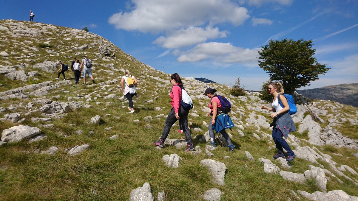 m_budimlic's tweet photo. We're still full of energy from #EUROCRIM2018. Today, with volunteers at 1896 m.a.s.l. #Obalj #Lukomir #Sarajevo #BiH #najfakultet #FKKSS https://t.co/W09GbNndnm