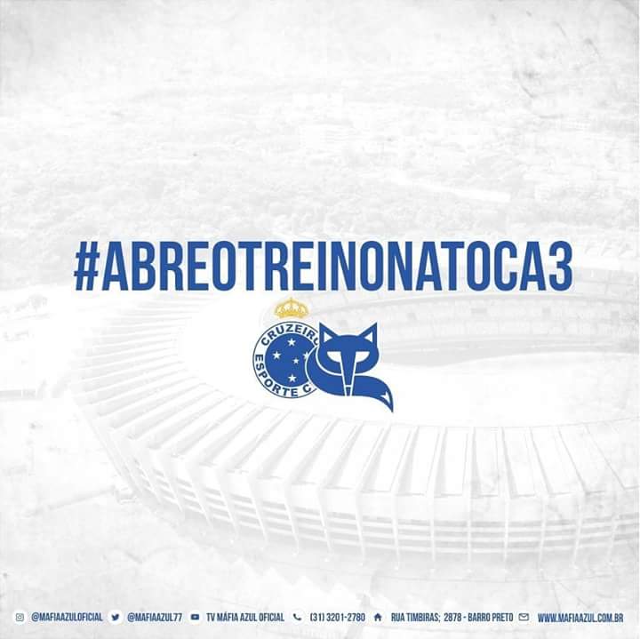 Torcida do Cruzeiro lança campanha nas redes sociais por treino aberto no Mineirão antes de jogo contra o Boca Juniors