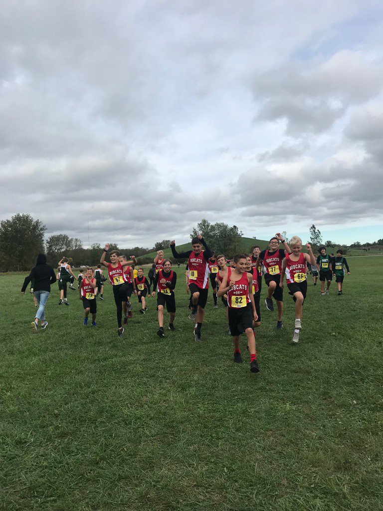 Bobcat boys are ready to race!!