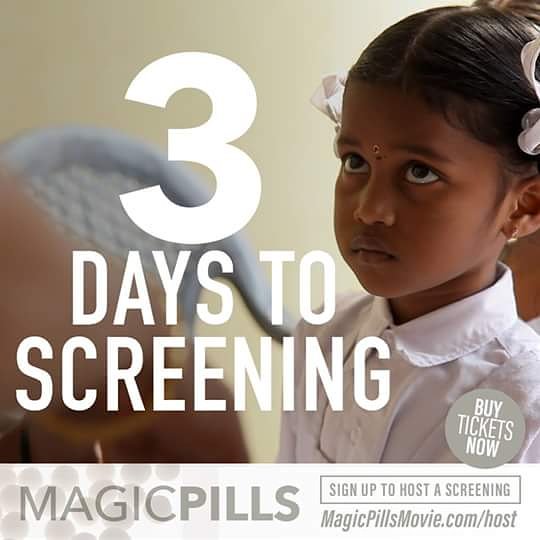 Only 3 days to go until the #Leeds #film screening of Magic Pills. Book your tickets here eventbrite.co.uk/e/magic-pills-… #homeopathy #magicpills #ichoosehomeopathy #homeopathyworksforme