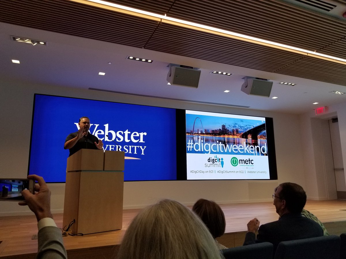 hbrown03's tweet photo. Getting our day started at #digcitsummit during #digcitweekend @WebsterU https://t.co/SWW5JpuxD2