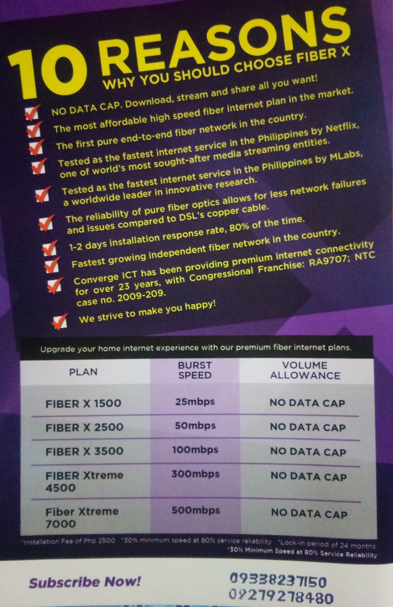 CONVERGE FIBER tweet media