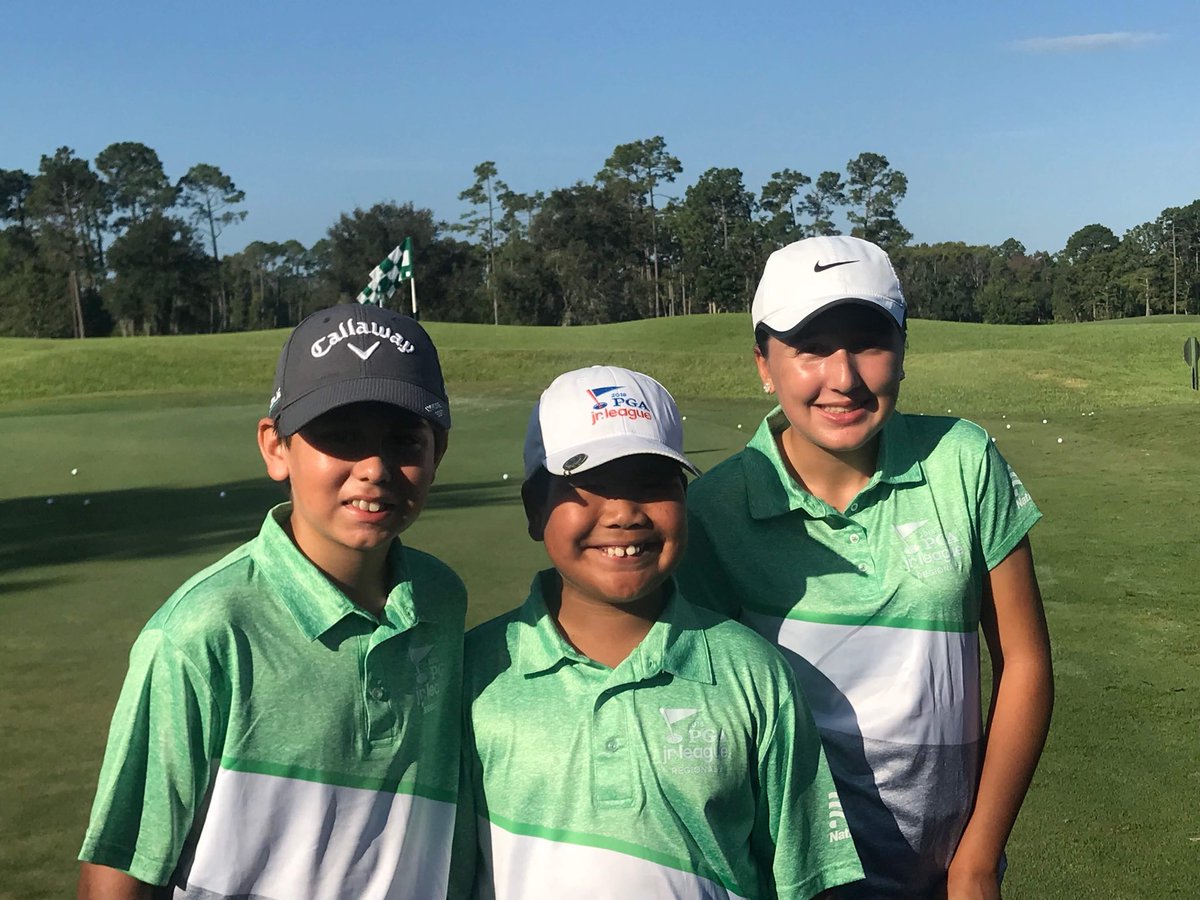 southfloridapga's tweet photo. Our @PGAjrLeague Section Championship team from Palm Beach County is looking good this morning as they compete in round 1 of their regional championship @worldgolfvillag! We wish them well, go get um’! @DLawGolfAcademy @PBCOkeeheelee @PBCOspreyPoint #juniorgolf #thejourney https://t.co/pli2BFSiFY