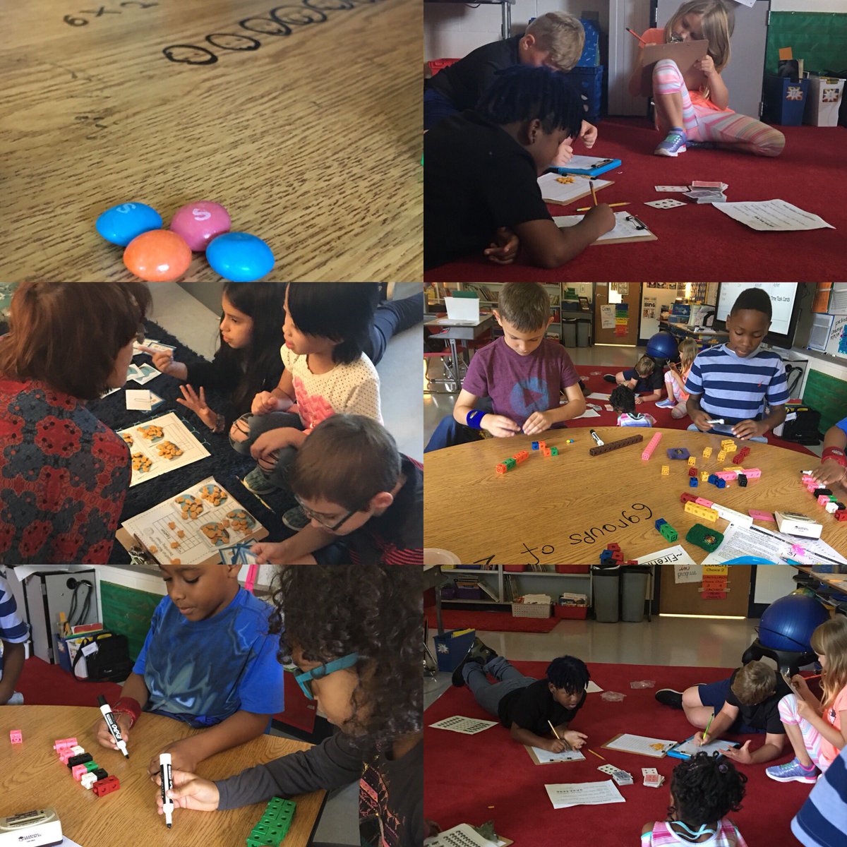All in a day’s work.. math time @spring_hill_leadership! Working concrete, representational, &amp; abstract. Students rotate through two teacher stations, independent, hands-on, &amp; technology. @springhillthird @fcboe1 #suns2day #teaachersfollowteachers #teachersofinstagram #math