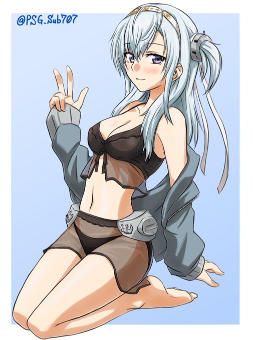 …誘っているのか?
#涼月
#艦これ版深夜の真剣お絵描き60分一本勝負
#艦これ版真剣お絵描き60分一本勝負_20180922 