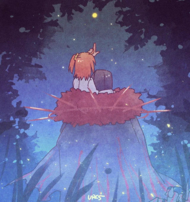 オルぐだ♀
お題:お月見

#クーぐだ子1hour 