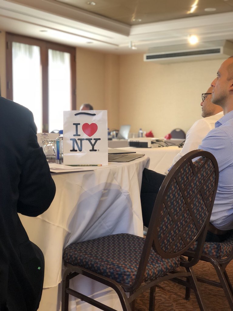 Integra_Intl's tweet photo. Beautiful views and those small touches that really make us all feel at home in beautiful New York...#IntegraInternational #Taxworkshop #NYC https://t.co/71IQY8rsym