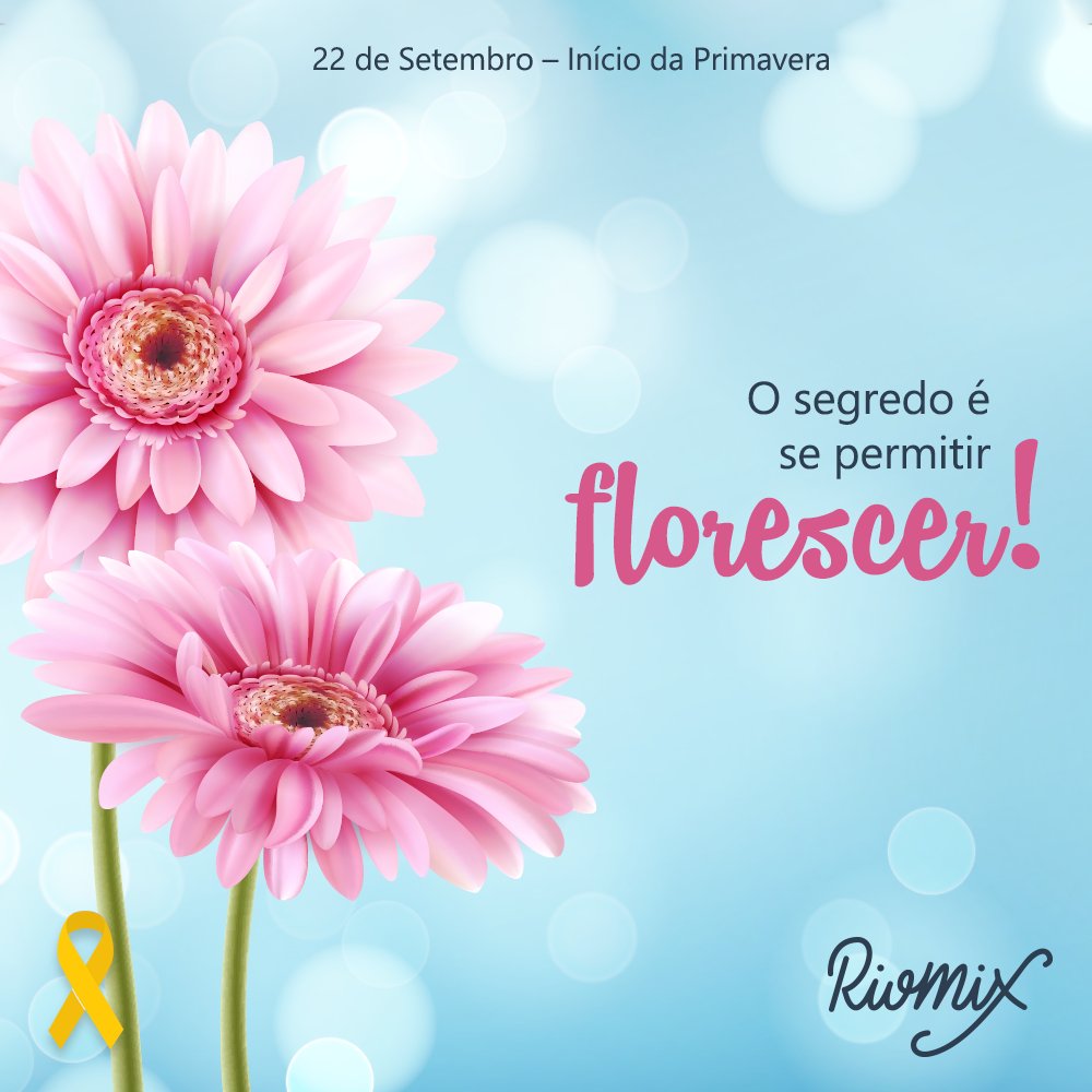 GRiomix's tweet photo. A vida floresce por fora daquele que cultiva por dentro. Seja bem-vinda, primavera.
.
#GRUPORIOMIX #muitomaisqueumserviço #primavera #iniciodaprimavera https://t.co/ZFtEDwnHyU