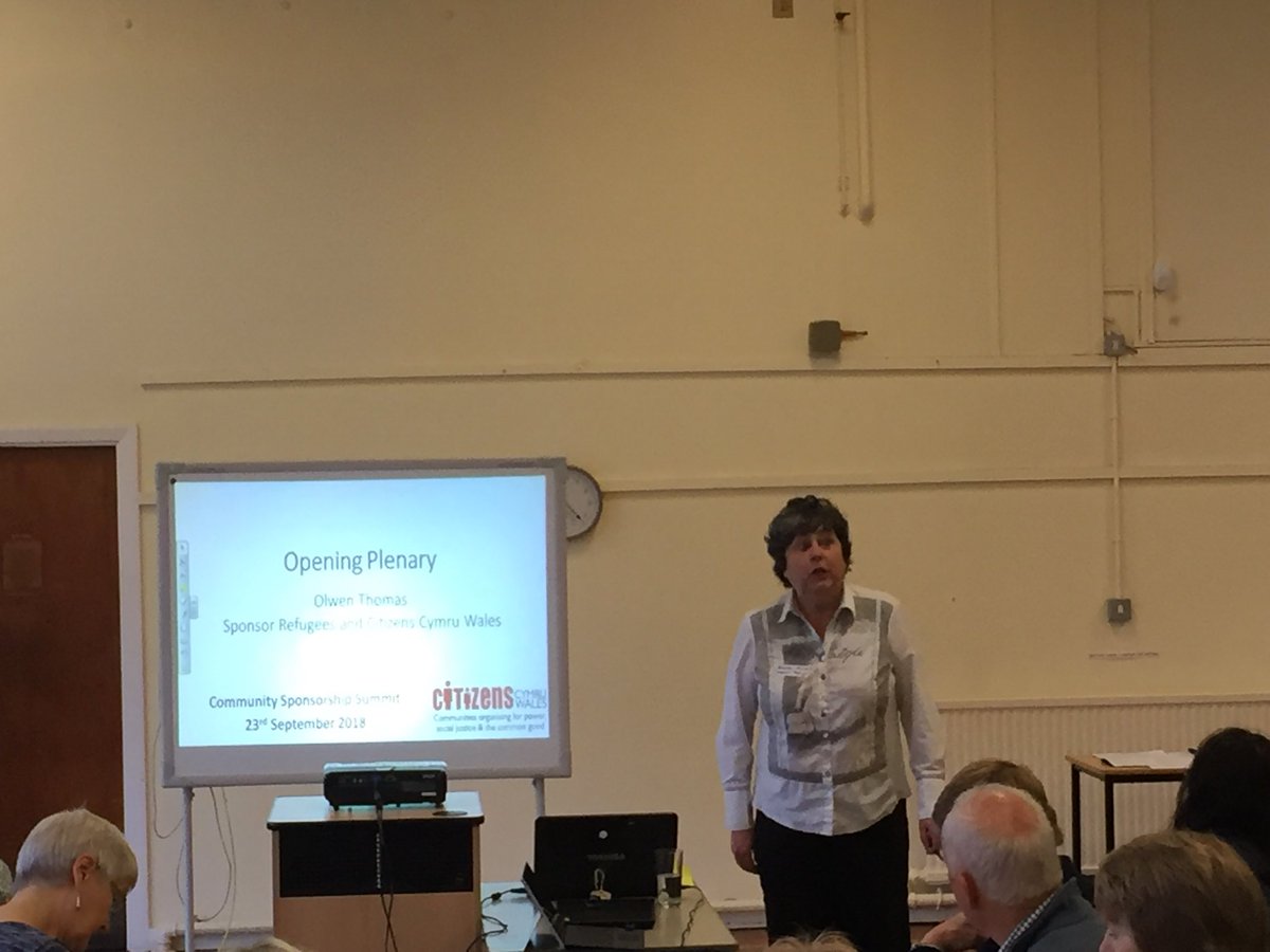 BekeleWoyecha's tweet photo. So good to be in Carmarthen for the Wales #CommunitySponsorship Summit organised by the @citizenswales &amp; @ResetUKorg with in puts from @SponsorRefugee @RefugeeAction @ManarMarzouk87 

Groups learning from one another whilst enjoying mouthwatering food prepared by a Syrian family. https://t.co/b5p1ksnSOC