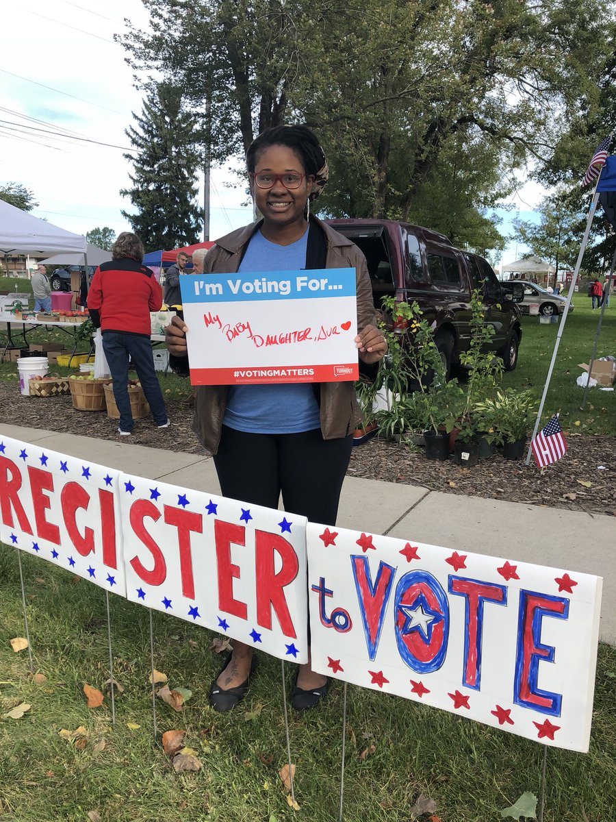 stefani_waits's tweet photo. #VotingMatters #MI11 #NationalVoterRegistrationDay #BlueWave https://t.co/m2q2wAk76B