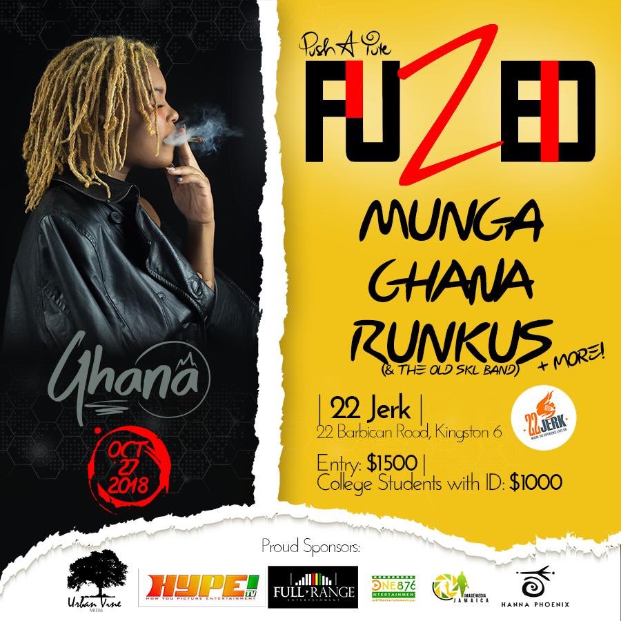 ghanasceptre's tweet photo. A lot of people have been asking when’s my next show, so here goes... 

FUZED⚡️ is where it’s at! Oct 27, 2018. 

#fuzed #22jerk #Oct27 #ghanamusic #fusionmusic #fusionreggae https://t.co/rootsfPxmr