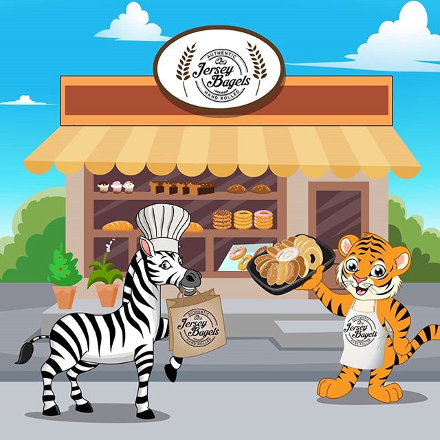Thank you for the support Ziggy and tiggy, they look great in their Jersey bagels gear! If you have children check out @ziggyandtiggybooks #support #smallbusiness #bagels #jerseybagelstx ##ziggyandtiggy #kidsbooks #childrensbooks