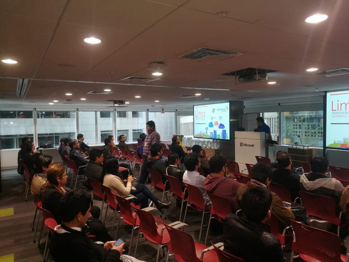 <a href="/edgardalejos/">Edgard Alejos</a> presentando el #SPSLima #SPSLATAMTour <a href="/com_splatam/">SharePoint Latam</a> <a href="/VladPoint/">Vladimir Medina</a> <a href="/jcastanedacano/">Jorge Castañeda</a> <a href="/jcgm1978/">Juan Carlos González</a> <a href="/rmunozcr/">Ricardo Munoz</a> <a href="/ivanmartinezm/">Ivan Martinez</a>
