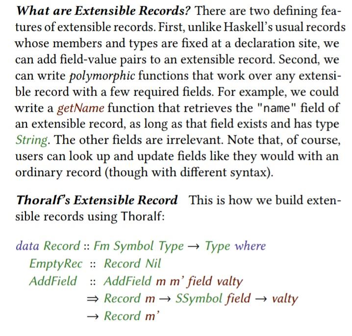 Iceland_jack's tweet photo. Adding row types / extensible records implemented as a library using the #Thoralf plugin https://t.co/lWENJfkMMT