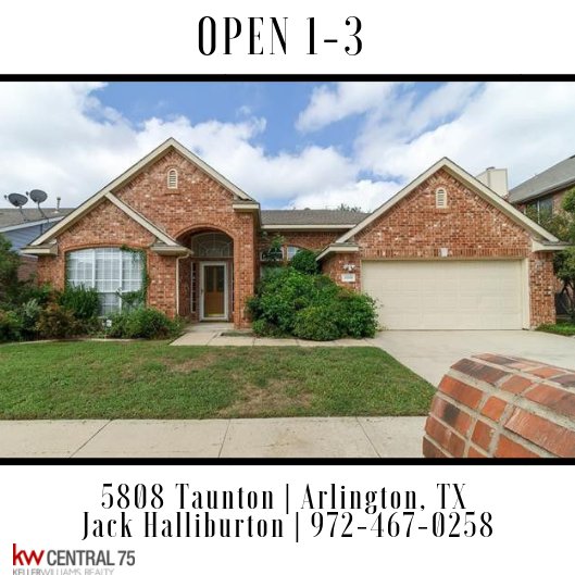 HalliburtonJack's tweet photo. 5808 Taunton Ct. in Arlington

Open Saturday from 1-3!

3 Beds

2 Baths

2060sqft

$253,000

#arlington #arlingtontx https://t.co/6mppA4w7IR