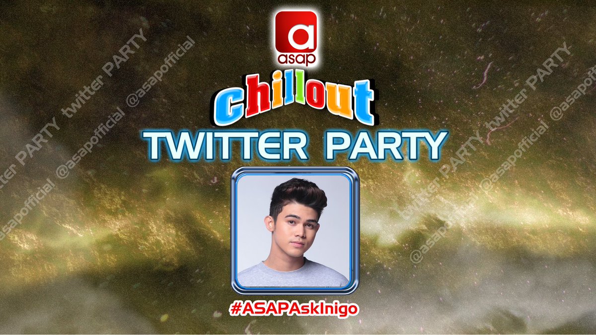 ASAPOfficial's tweet photo. Ready your questions Tweeps, makaka Twitter Party din natin si Inigo Pascual! Kaya naman tweet your questions using the hashtag #ASAPAskInigo 😊 https://t.co/7hCRxPSTwy