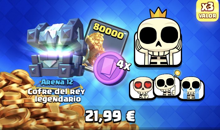 Sorteo de la oferya de cofre del rey legendario y emotis.

▶️ Hacer Rt 🔁
▶️ Seguirme
▶️ Seguir a <a href="/Cream_EsportsGG/">ChichasLocas</a> 

Mañana por la noche doy el ganador. 😁💪