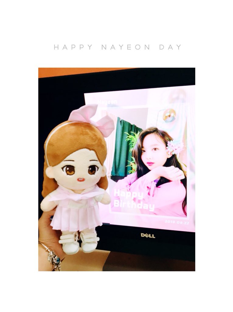 SweeTwicedolls's tweet photo. Happy birthday to my mother ❤️ 
#HappyNAYEONDay #TWICE #NAYEON #TWICEDOLL https://t.co/jP3c1SCVMF