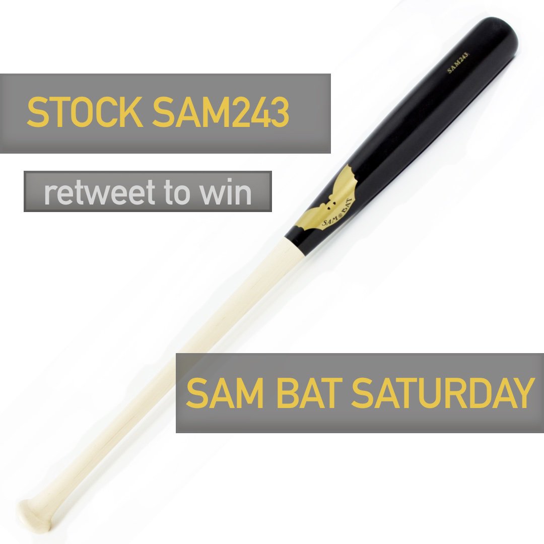 SamBatCorp's tweet photo. retweet to win this newly announced SAM243 model. #sambatsaturday #maplebats https://t.co/Vxe300HCe8