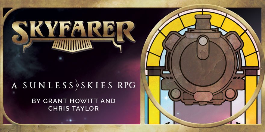 We're overjoyed to present SKYFARER: A Sunless Skies RPG!

A free pen and paper RPG by <a href="/gshowitt/">Grant Howitt</a> to accompany SUNLESS SKIES. Play as the crew of a spacefaring locomotive, captainless and looking for trouble!

Download from <a href="/tabletopmag/">Tabletop Gaming Magazine🎲</a>: ttgami.ng/skyfarer
