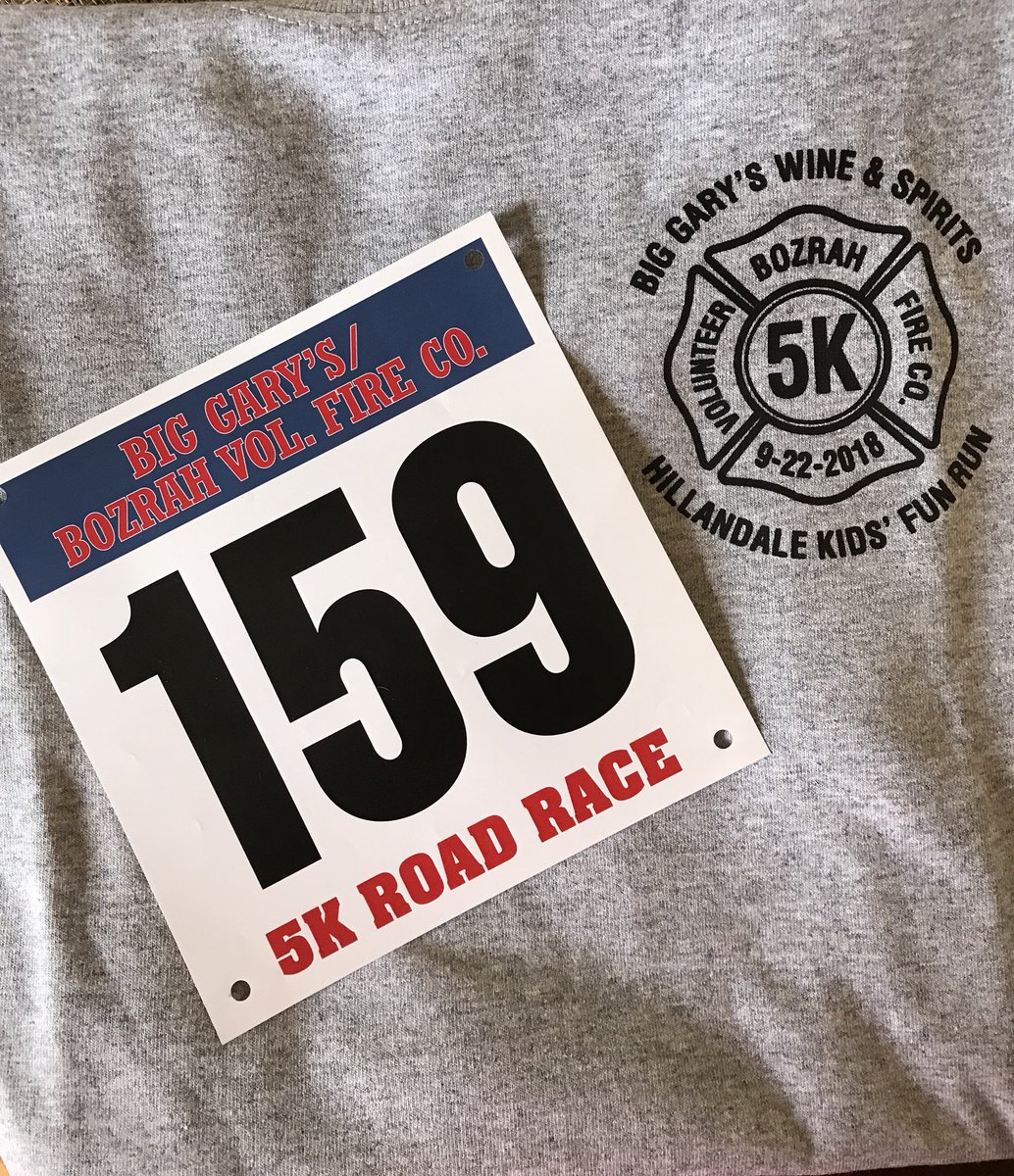 Kristy0530's tweet photo. Thank you Bozrah Volunteer Fire Co for hosting a well organized 5K today! #Run169Towns @Run169Towns #BozrahCT #5K #RunHappy #FinallyBackToBreaking30Mins https://t.co/ypmLHatUbq