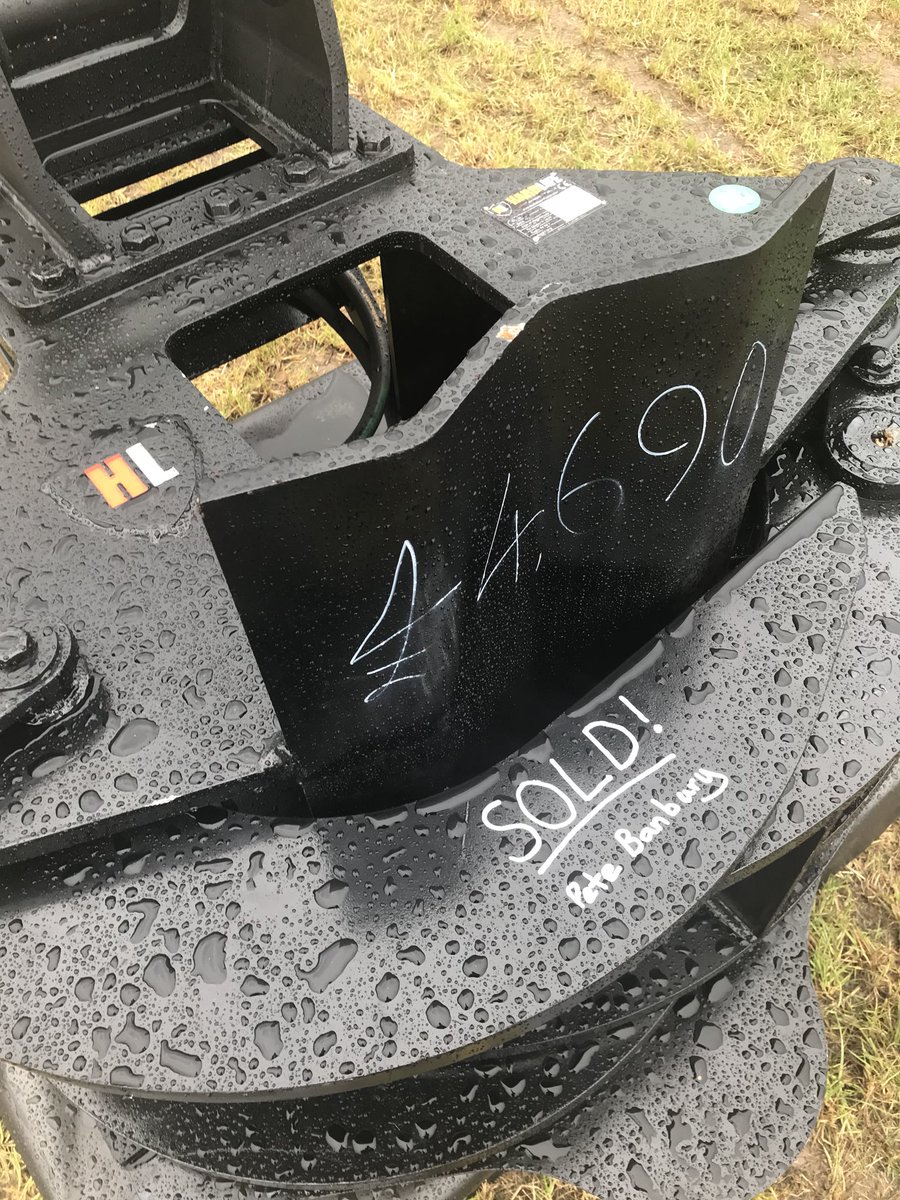100-TSH sold to Pete Banbury in Cornwall, at the last day of #APF2018 #RainyDay