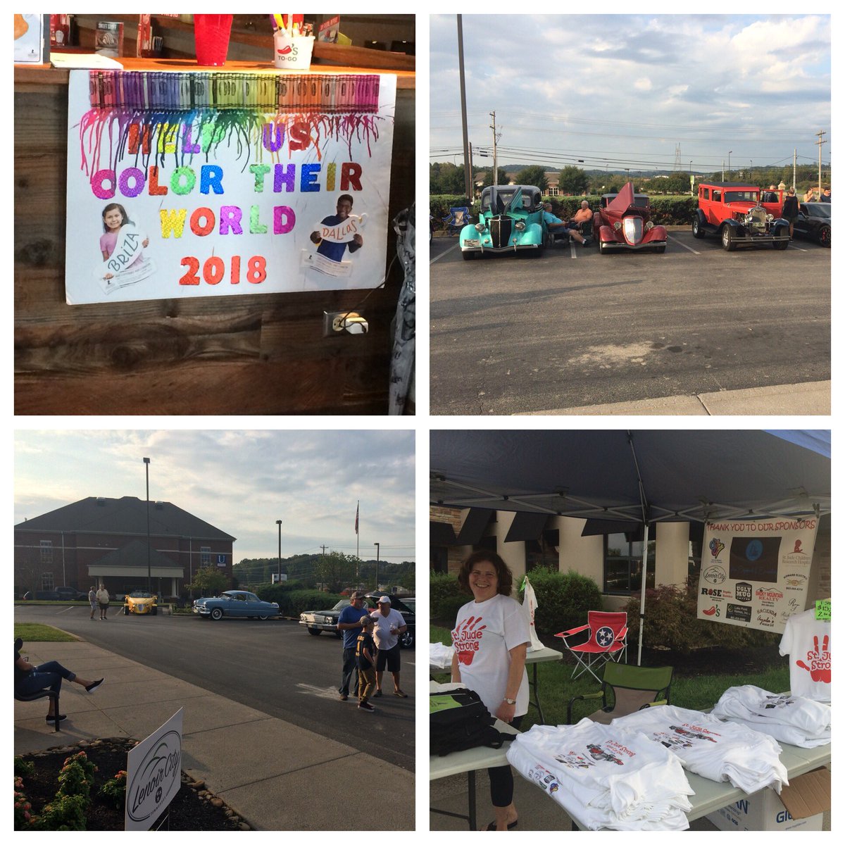 Pancake Breakfast &amp; Car show to support #createapepper.  Thanks Heather, Tori, Zach and Edith for all you do
