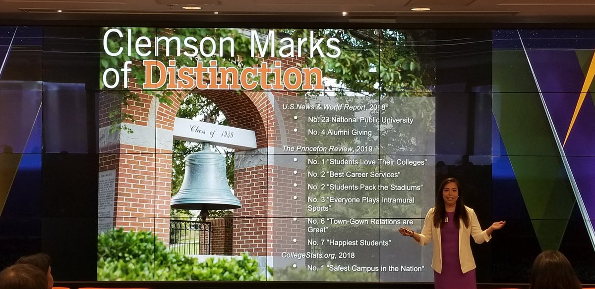 Rosy  - great job presenting at El Camino a Clemson!