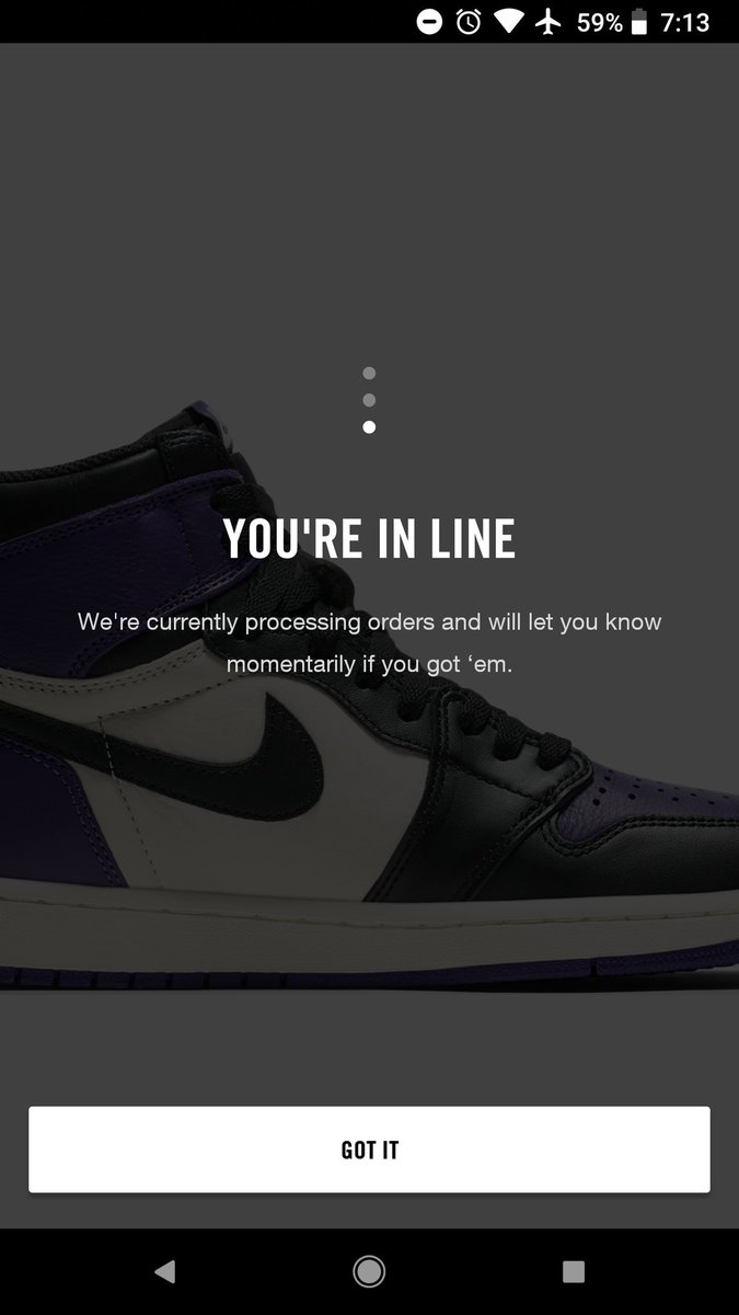 nike in line