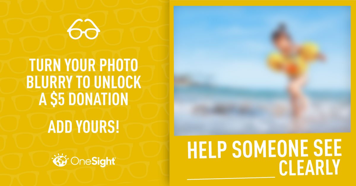 OneSightOrg's tweet photo. We're humbled by all the posts so far and we're only halfway done. For one more week, every photo posted helps give glasses–and new possibilities–to students and workers around the world: https://t.co/k2f0LCNFJ7 #LiveInFocus #Charity #DoGood #OneSight https://t.co/1Nn7cqFNwn