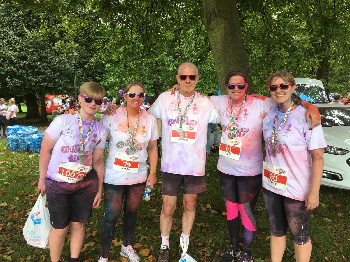Nickson1's tweet photo. @CHSplashDash Another fun Splash Dash for a great cause ❤️@twinkle_nose @sue @ClaireHouse https://t.co/FwfurRunAo