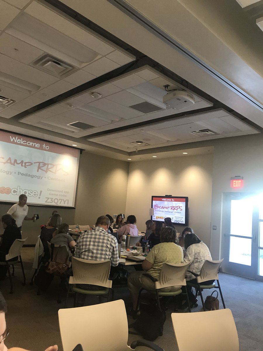 SMooreRRPS's tweet photo. #EdcampRRPS Let the Saturday learning begin!!! https://t.co/u6FQt6d2KY