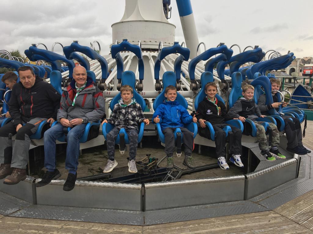 extreme park rides makes cubs happy, oh and the leaders