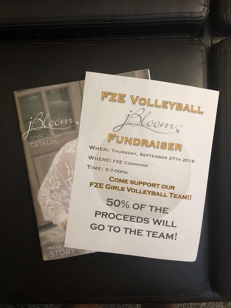 FZEVolleyball's tweet photo. Friendly reminder of our jBloom fundraiser party on Thursday!! Bring a dish to share. Mrs Bonacorsi will have tons of jewelry to browse and shop so that you see these items in person!! https://t.co/hDGBXCYYra