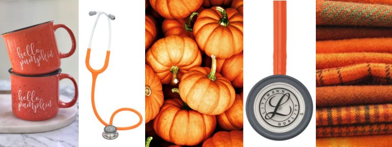 MyStethoscopeCA's tweet photo. ORANGE you glad it's the first day of fall? Whether you are THAT person that's all things pumpkin spice, or fall is your favorite season: Now is the time to add to your color collection of Littmann stethoscopes with this sweet tube! https://t.co/tlWay0aEK3 #happyfall #fallishere https://t.co/7yGDJFsAkR
