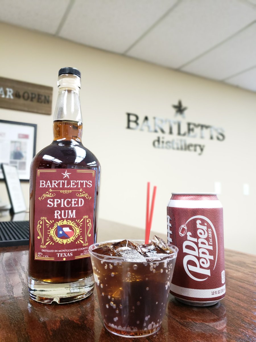 Come taste our Spiced Rum (in development) today at Bartletts Distillery!  Makes great Spiced Rum &amp; DP. Tasting Room open 1-5 PM @ 1303 Beach Airport Road, Conroe, Texas 77301 <a href="/VisitConroe/">Conroe, Texas</a> #distillerytour #drinklocal