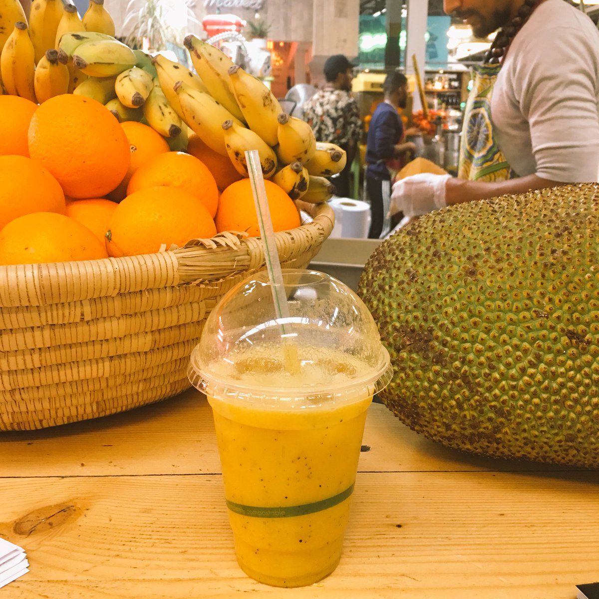 Tootopia's tweet photo. It's feeling tropical inside @TootingMarket! Forget the rain with the #ThirstQuest special @getjuicedbar is AMAZING! https://t.co/HSPS0IVq2g π΄ππ https://t.co/mQy1TPhNGB