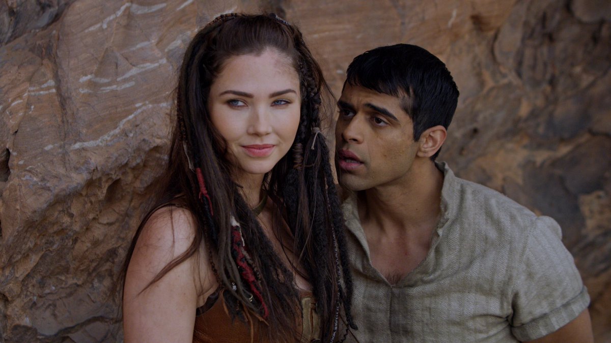 dougpasko's tweet photo. Outpost Episode 9 only days away for 🇺🇸 - #Janzo @ANANDDB is still trying to figure #Talon @JessGreen2 out.  😎⚔️🛡 #TheOutpost #tv #fantasy #tvseries #actors #medieval #romance #utah #love #magic #demons #drama https://t.co/v0EB3iXZ5l