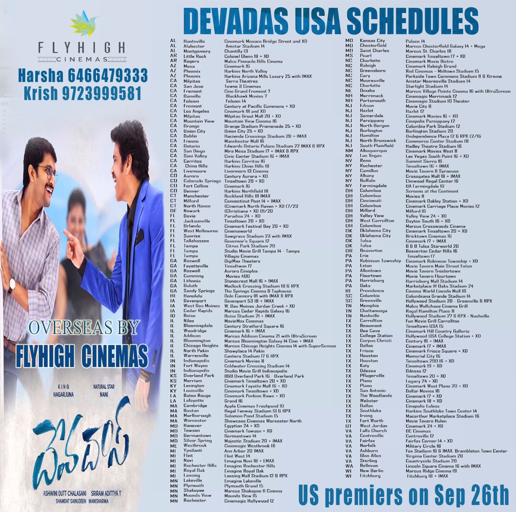 BIGGEST RELEASE IN USA: 180+ THEATRES! If this is not a #GrandRelease, then what is?#DDUSAPremiereOnSep26