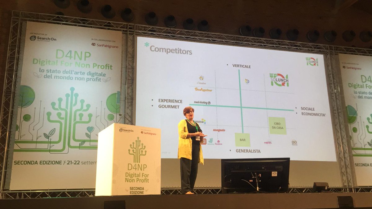 WMFWeMakeFuture's tweet photo. [Social Startup Competition] Startup in gara: @so_lunch piattaforma per pranzare in una casa privata durante la pausa pranzo, con l’obiettivo di incentivare un consumo alimentare più responsabile e migliorare le relazioni nelle persone socialmente deboli. #D4NP @Digital4NP https://t.co/teAQMXgONB
