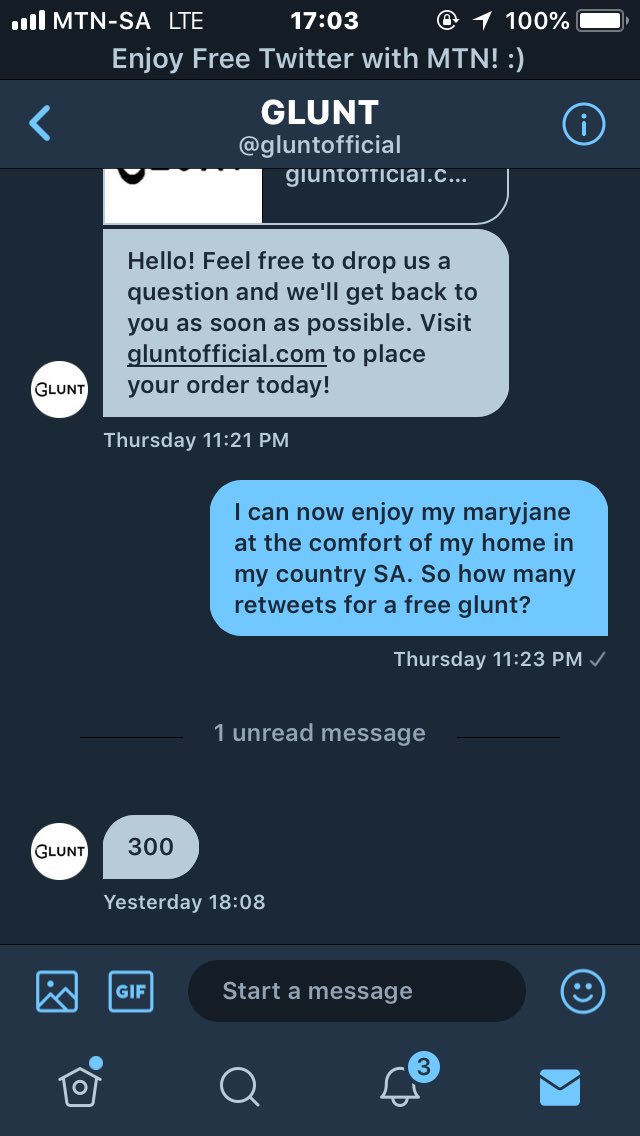 AquariusThangs's tweet photo. Hey Twitter Fam. Please help me with 300 RT’s I really need this @gluntofficial especially now that #weed is legal in SA please people 🙏🙏❤️❤️😭😭🍃. And thank you in advance 😘❤️❤️ https://t.co/k51VMdyXl0