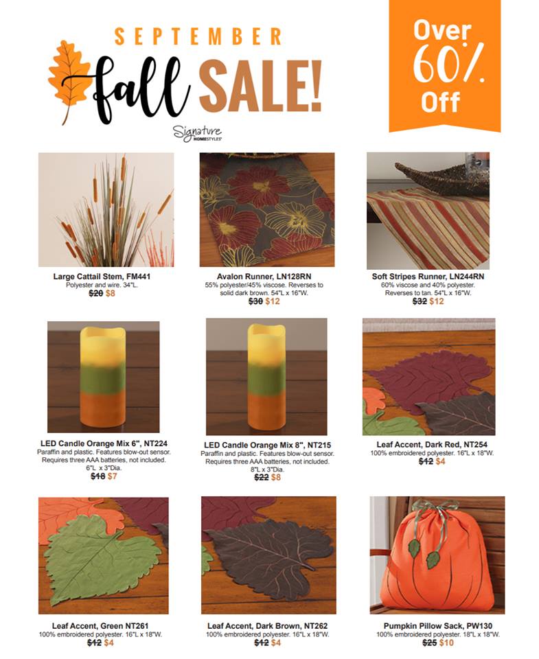 decorwithmatt's tweet photo. OMG! 21 new items (in addition to the existing items) have been added to the September Sale!!! LOOK at these savings!
#signaturehomestyles #decor #homedecor #harvestdecor #falldecor #septembersale #decorating #onsalenow #hugesavings #thanksgiving #autumdecor https://t.co/RSfRhFfJ54