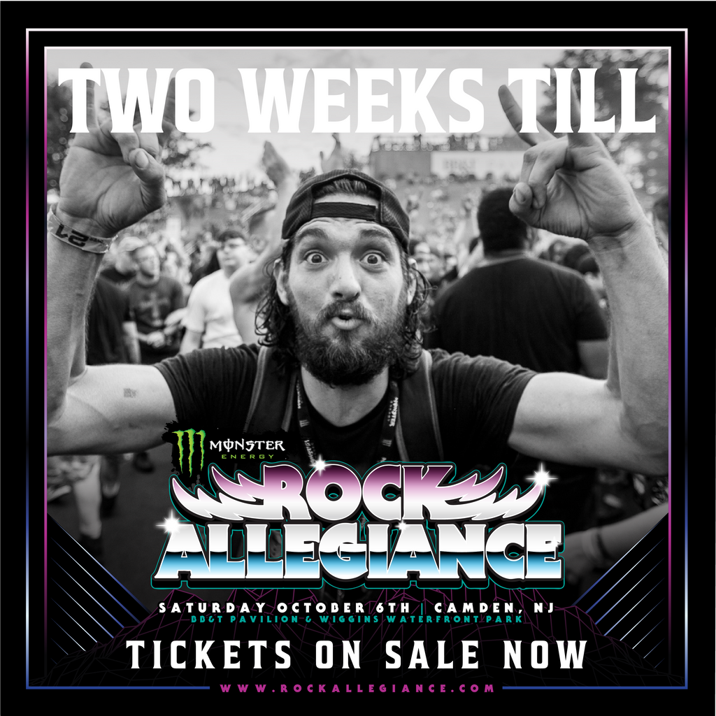 Two weeks till it's time for #RockAllegiance - who's ready to ROCK?!

🎟 rockallegiance.com/tickets/