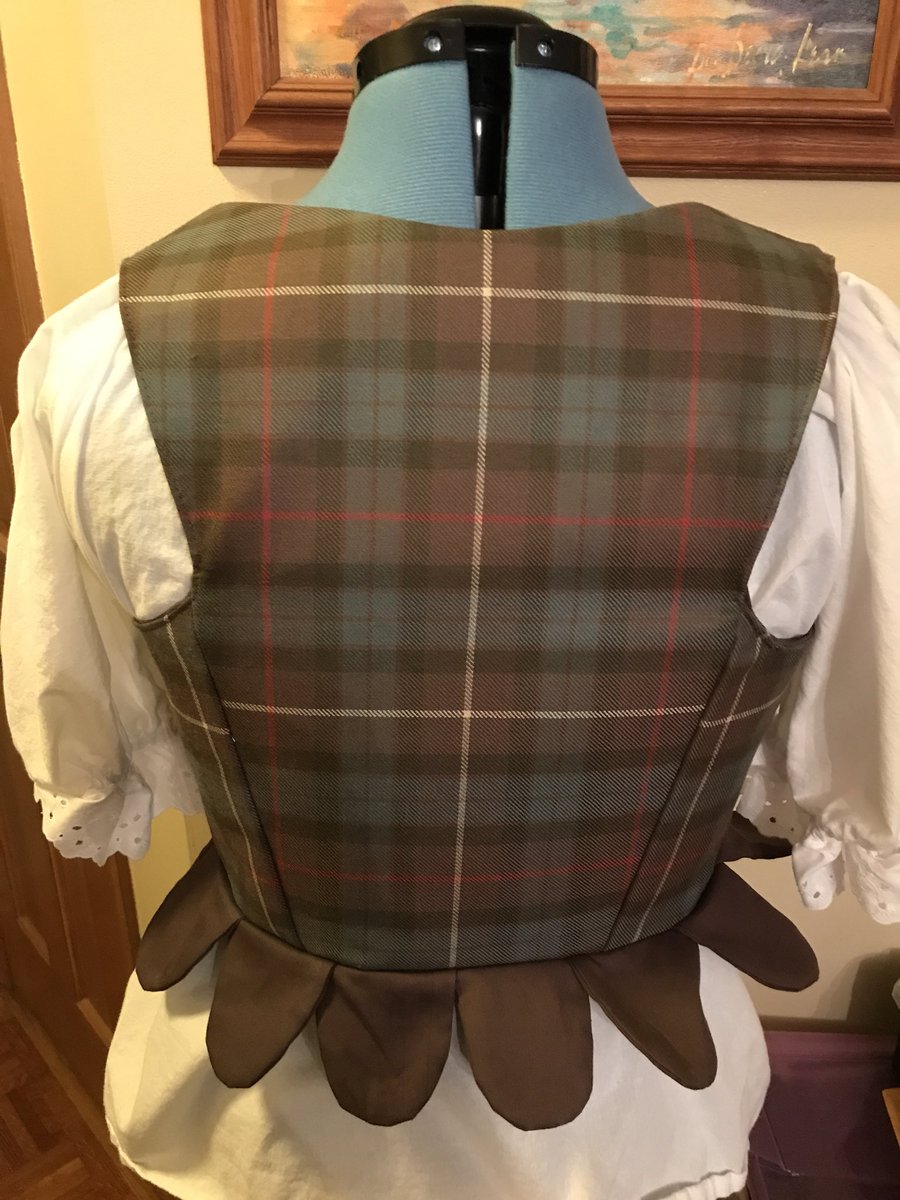 Just finished this for a client, I need a different color for lacing. This is hunting Fraser tartan and it is lovely