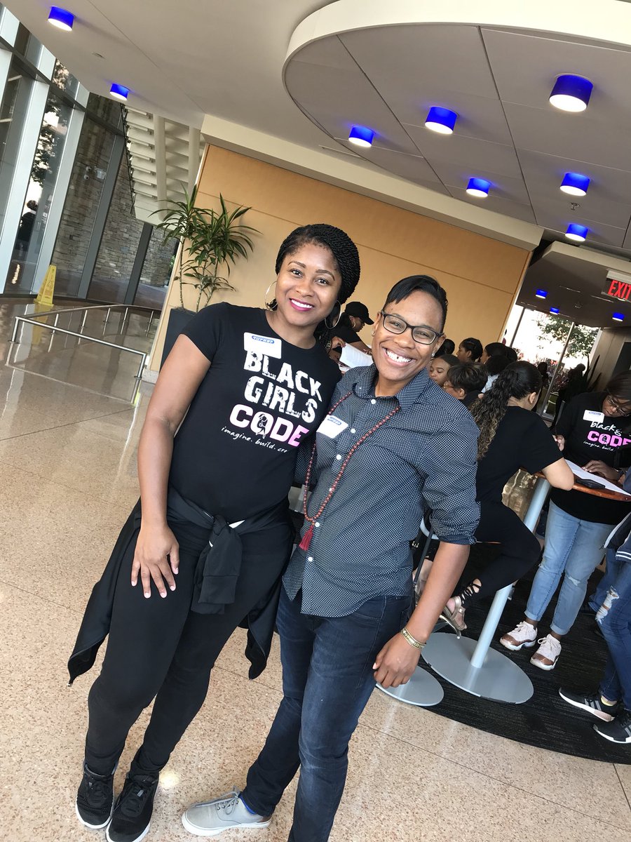 VolunteerBGCATL's tweet photo. The lovely @CourtneyDSykes and @walters_paris making things happen with @VolunteerBGCATL ! @VolunteerBGCATL #BlackGirlsCode #BlackGirlsCodeATL #BlackGirlsRock #BlackGirlMagic #BlackExcellence #BlackGirlsCodeAtlanta #STEM #BGC #BGCGameJam #BGCATL https://t.co/QifYG4pBe5