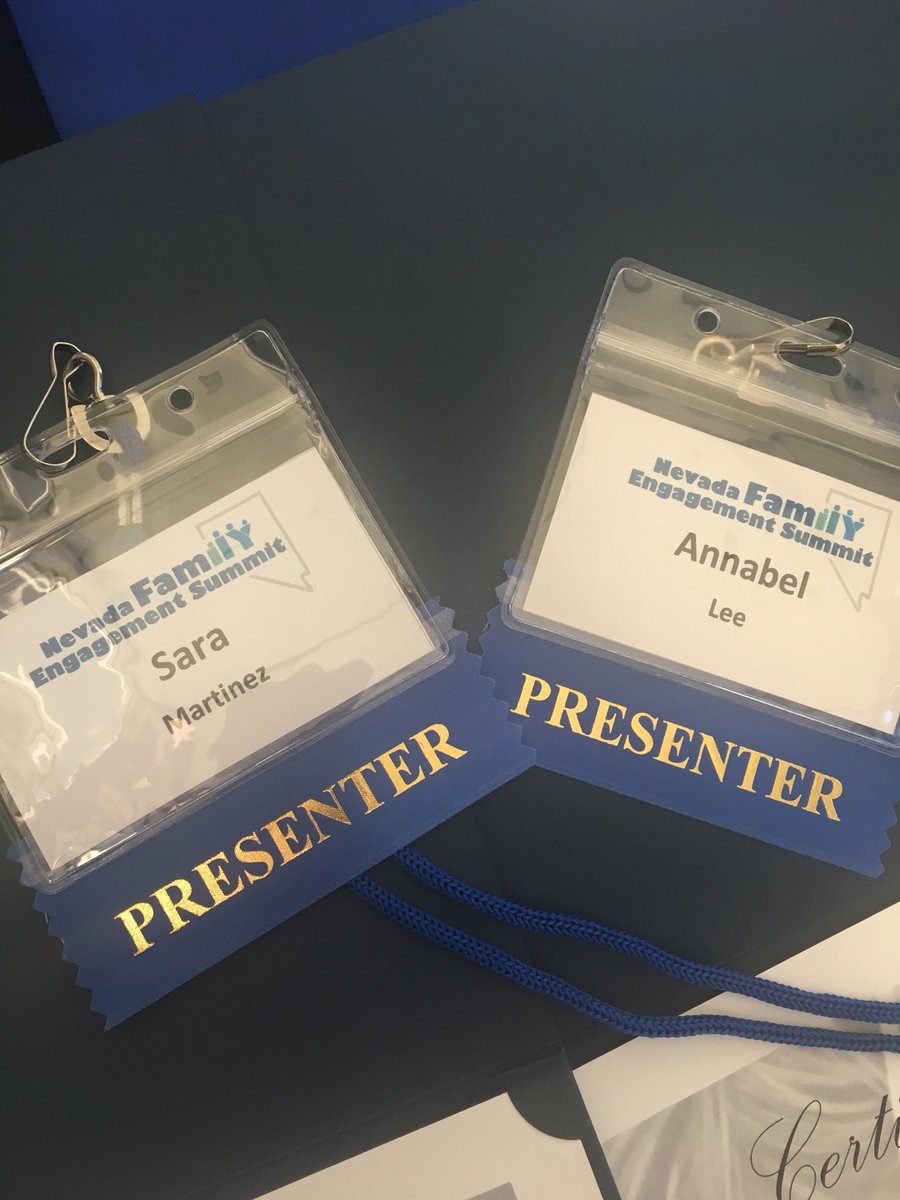 Sara_APTT's tweet photo. Annabel and I are presenting at the Nevada Family Engagement Summit! Spreading the word on effective family engagement &amp; #APTT! Come over and see us! #NVFESummit2018 #NevadaReady https://t.co/kvHMWhURw6